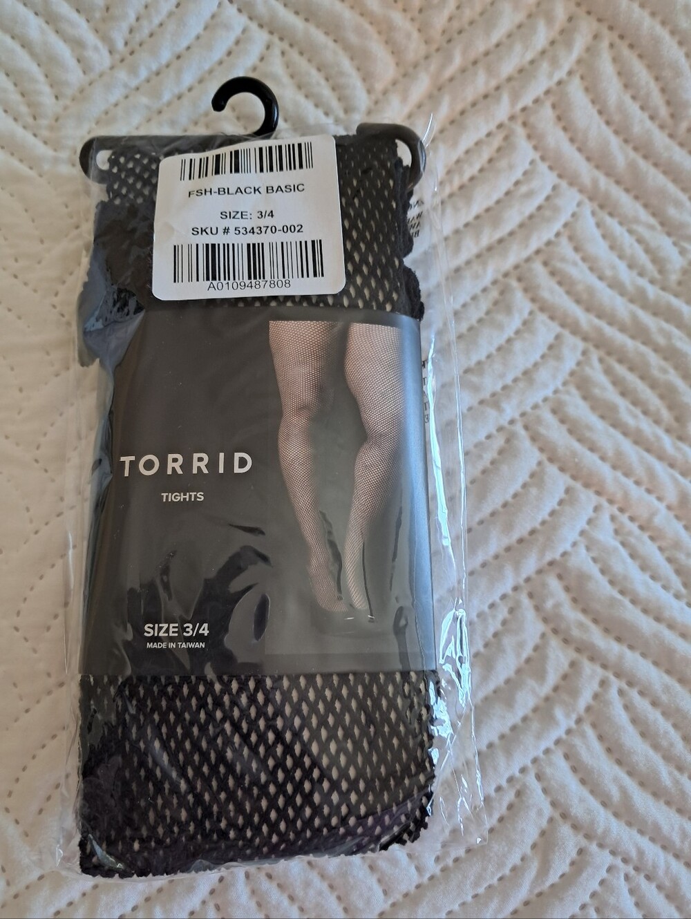 NIP Torrid Black Fishnet Tights - Size 3/4